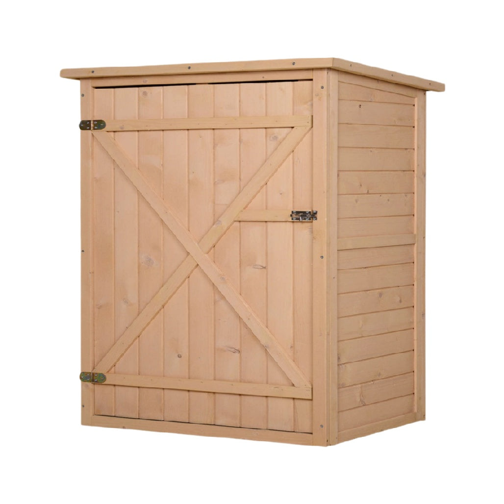 Wooden Garden Storage Shed for Outdoor Use - 90 x 80 x 120