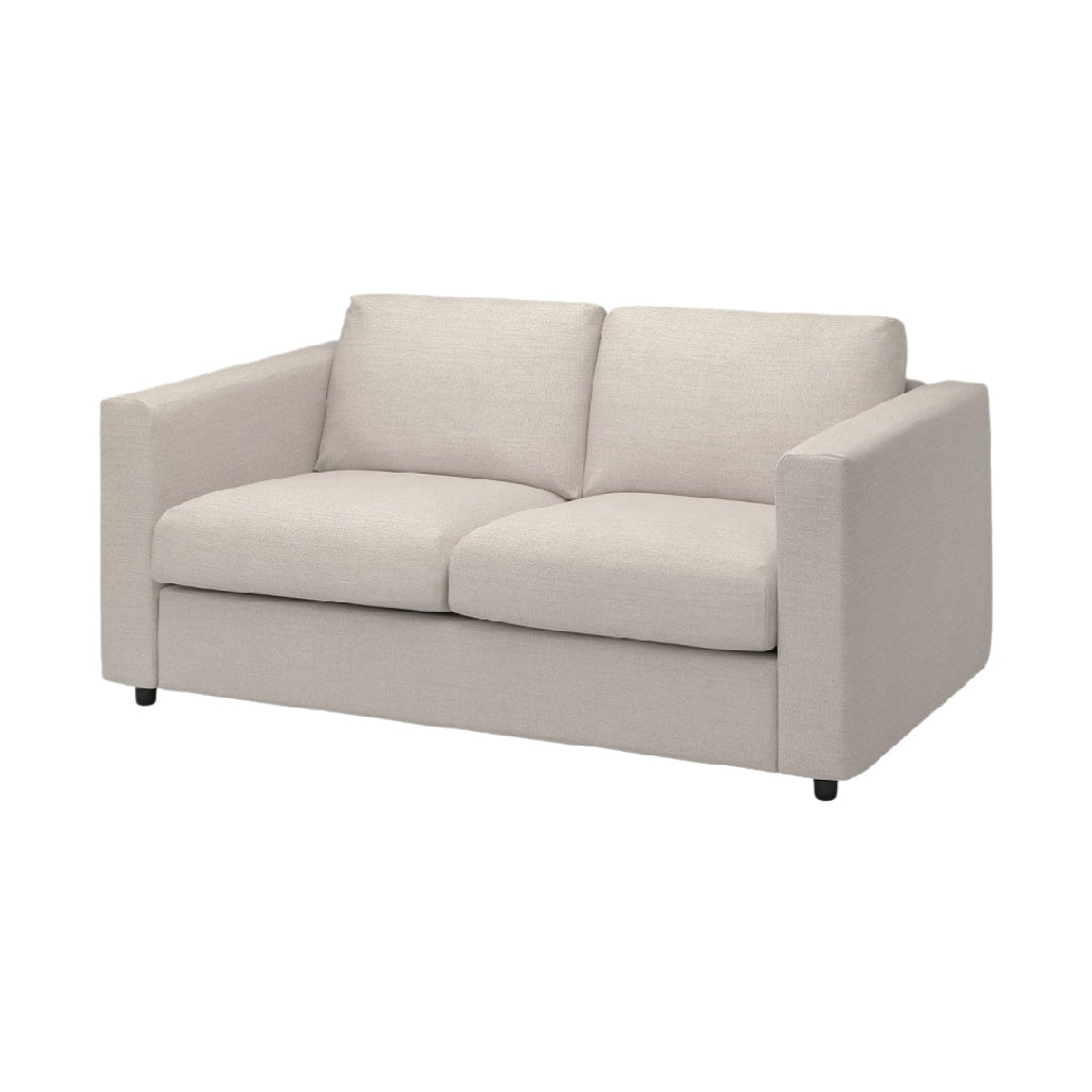 Sofa for living room in fabric - 150 x 75 x 70